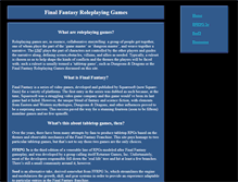 Tablet Screenshot of ffrpg.net